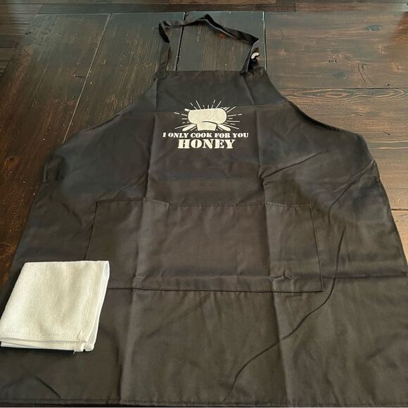 I Only Cook for You Honey Apron - Picture 1 of 4